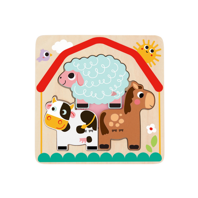 Tooky Toy 6 In 1 Mini Animal Puzzle — Toycra