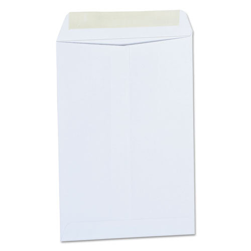 Catalog Envelope, 24 Lb Bond Weight Paper, #1 3-4, Square Flap, Gummed Closure, 6.5 X 9.5, White, 500-box