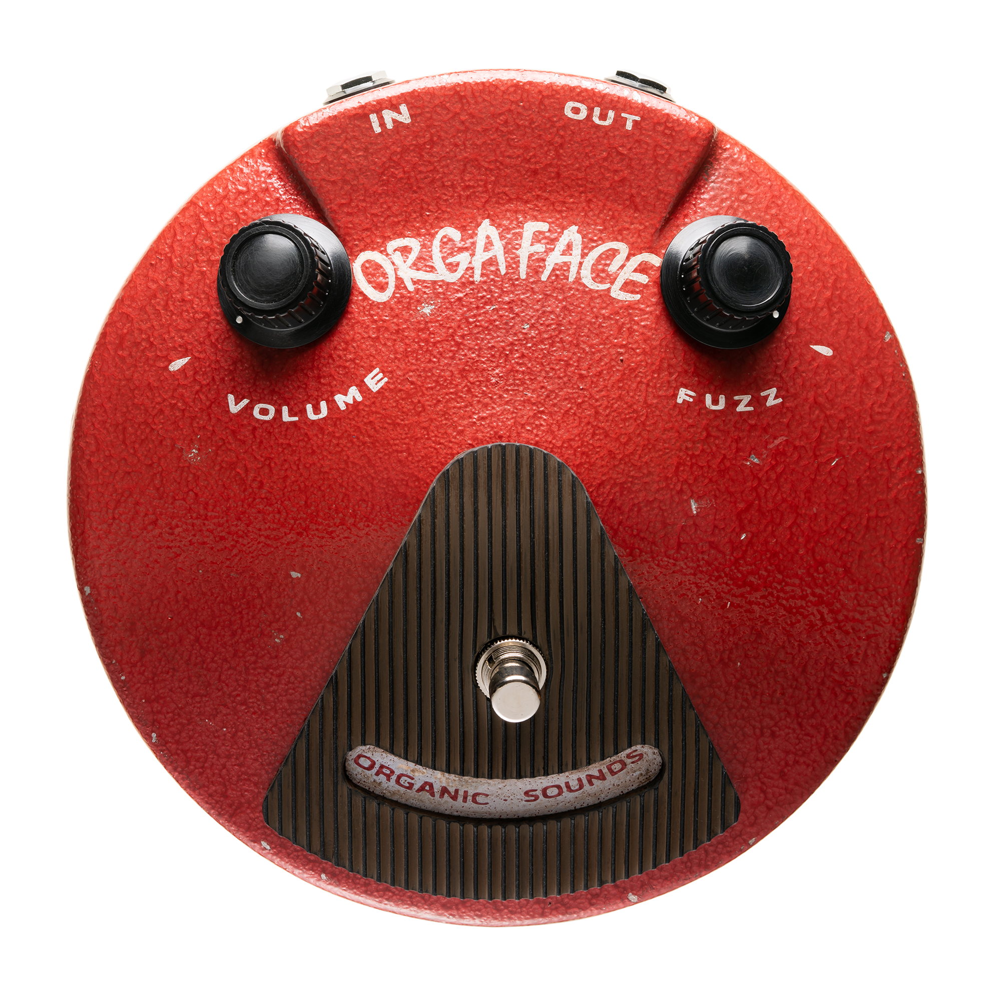 ORGA FACE Silicon / Aged Red / White text