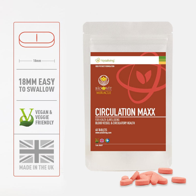Biovit Circulation Maxx Tablets with Beetroot, vitamin C, grapeseed and cinnamon