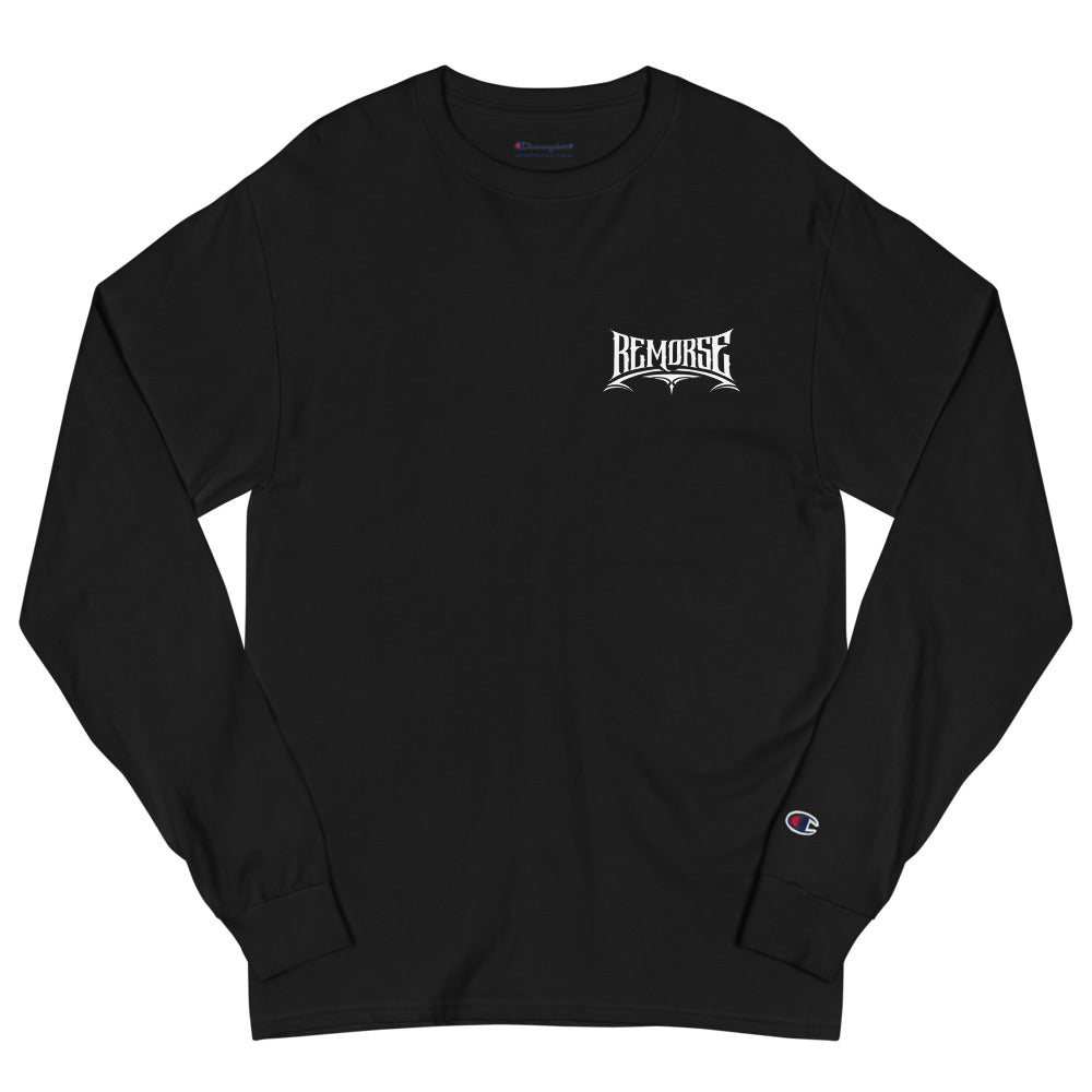 men's champion black long sleeve