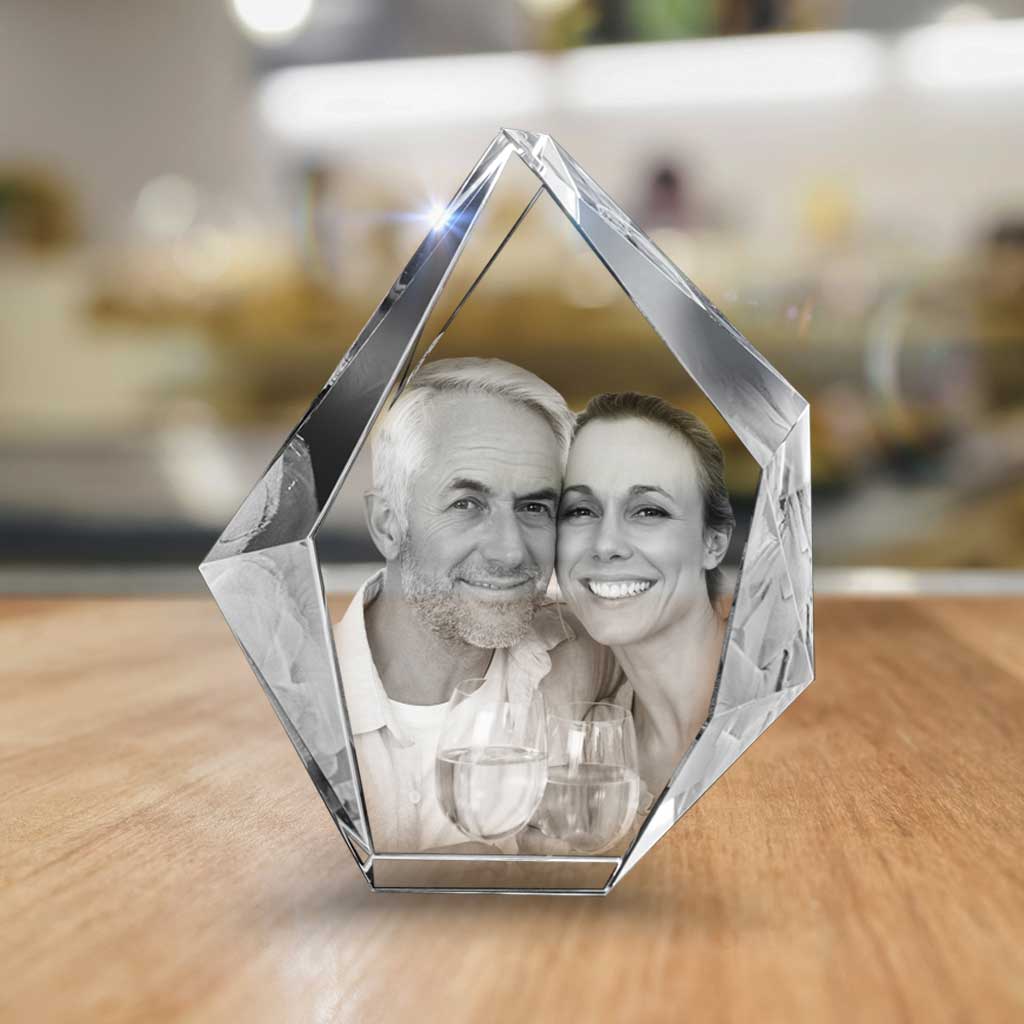 Anniversary gift Prestige 3D Photo Crystal Gifts | 3D Crystal Gifts