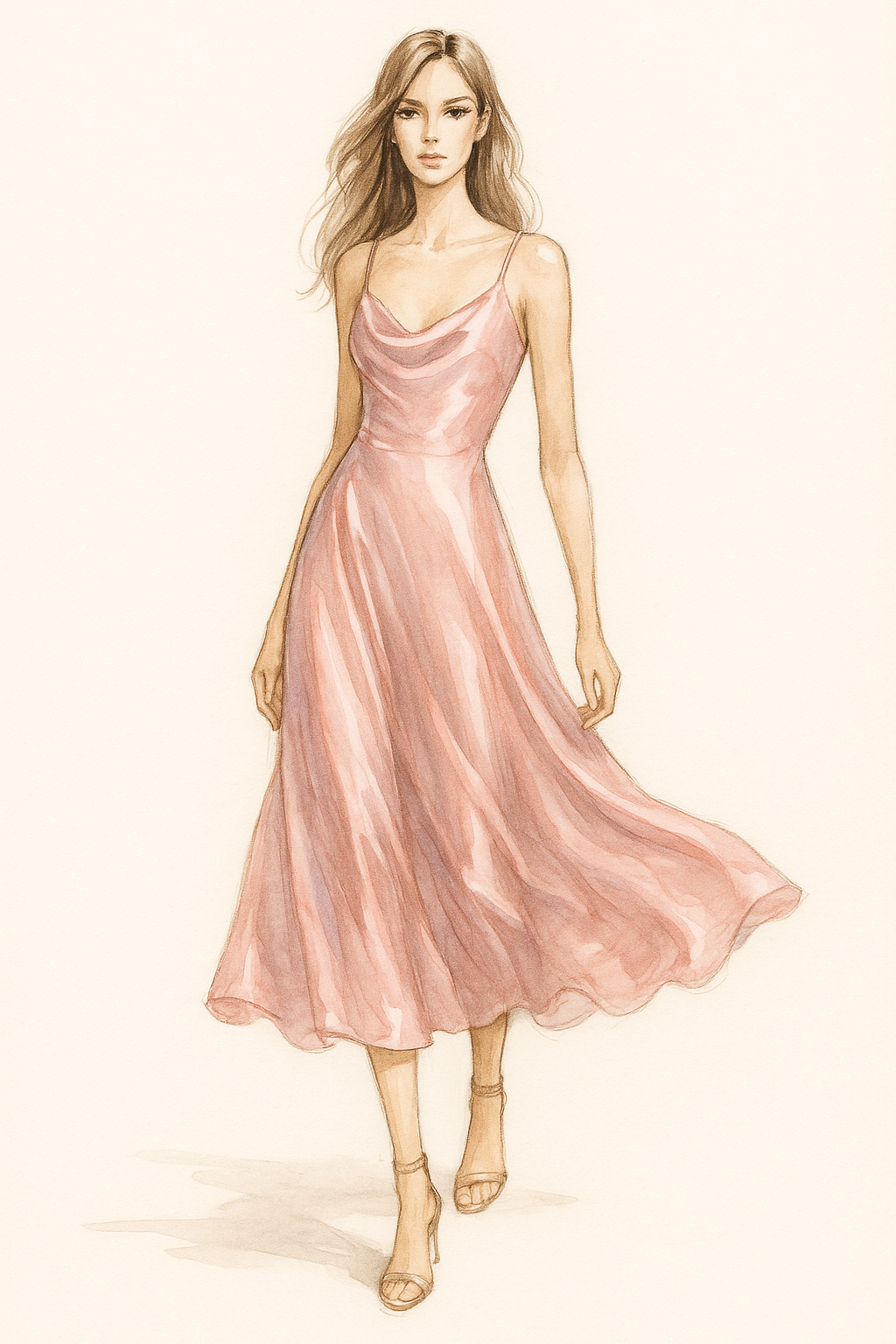 Patron robe fluide