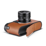 Oberwerth Louis M11 Visoflex Leather Camera Bag, Black with Red Stitch -  Leica Store Miami