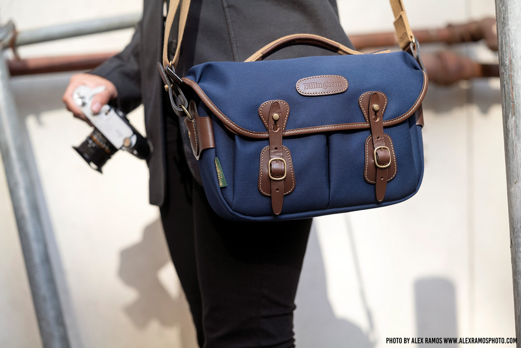 ビリンガム Billingham Hadley Large Pro - Navy Canvas Chocolate