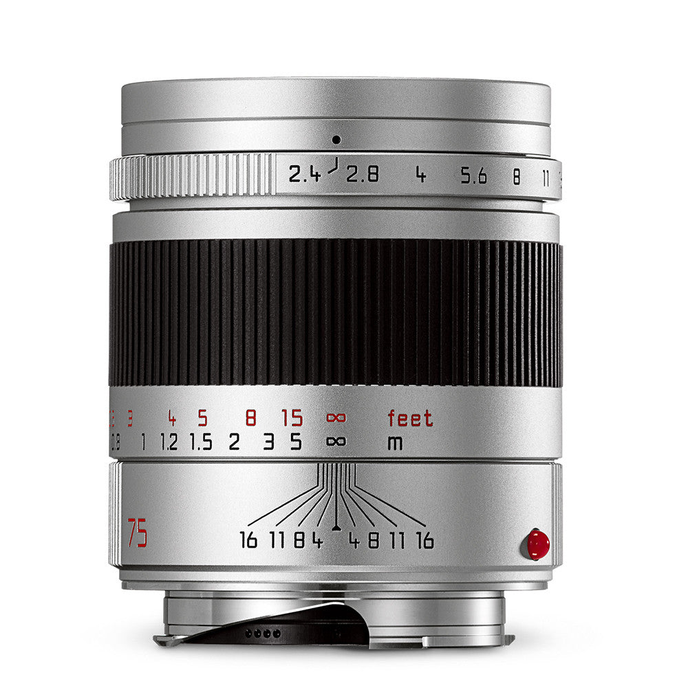 Leica Summarit-M 75mm f/2.4 Silver Anodized Finish - Leica Store Miami