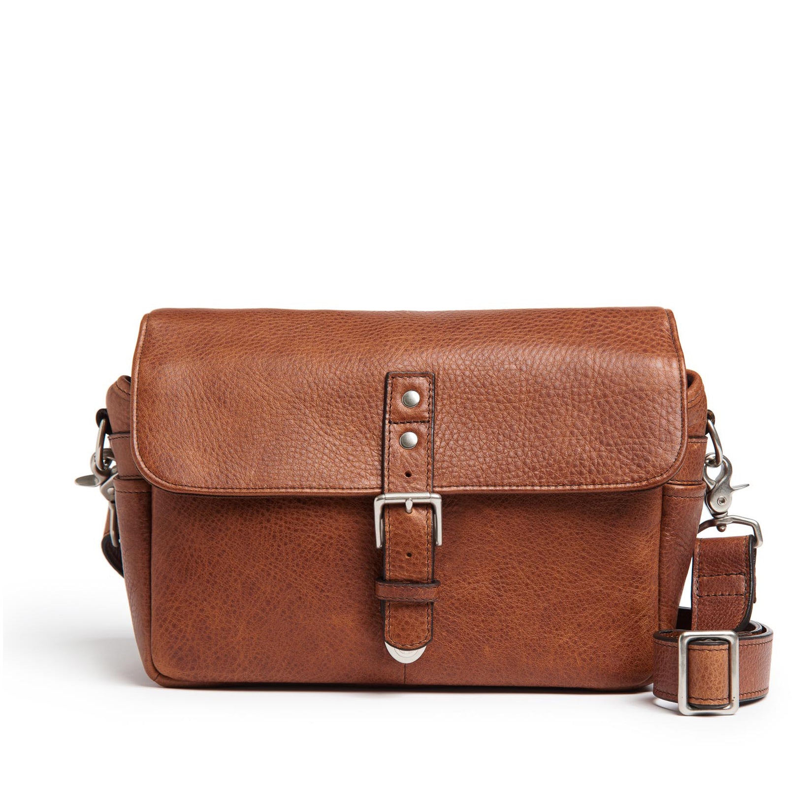 ONA The Pebbled Bowery Camera Bag - Walnut - Leica Store Miami