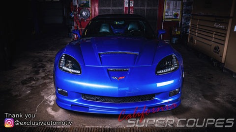 California Super Coupes Chevrolet Corvette C6 Super Widebody Conversion installed by Exclusiv automotiv