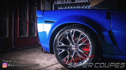 California Super Coupes Chevrolet Corvette C6 Super Widebody Conversion installed by Exclusiv automotiv