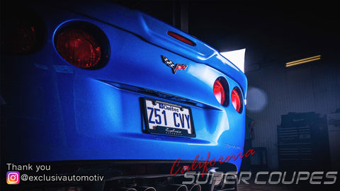 California Super Coupes Chevrolet Corvette C6 Super Widebody Conversion installed by Exclusiv automotiv