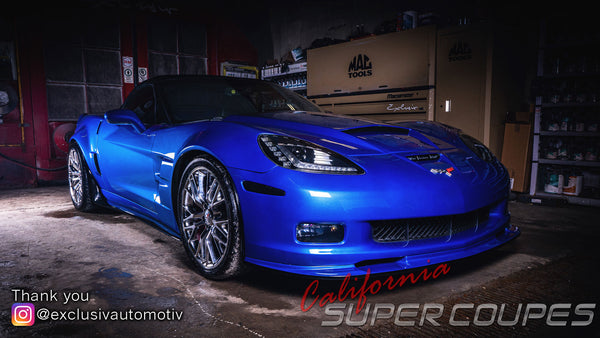 California Super Coupes Chevrolet Corvette C6 Super Widebody Conversion installed by Exclusiv automotiv