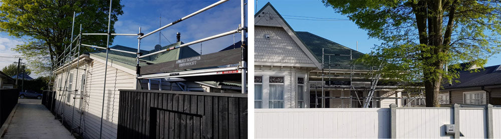 Scaffolding for Christchurch Roof Repairs