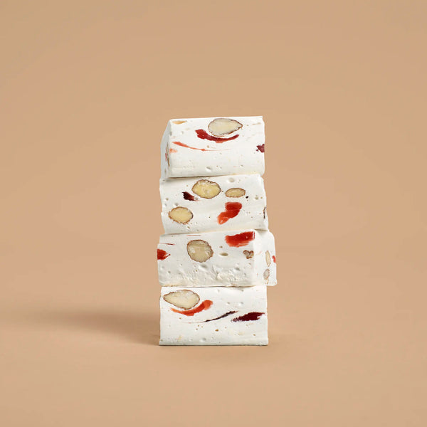 Rose Turkish Delight & Almond Honey Nougat Bar (20g)