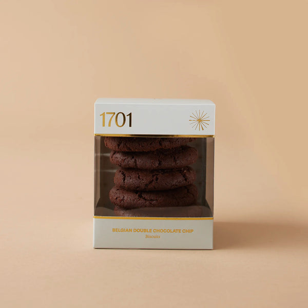 Belgian Double Chocolate Chip Biscuit Box (200g)