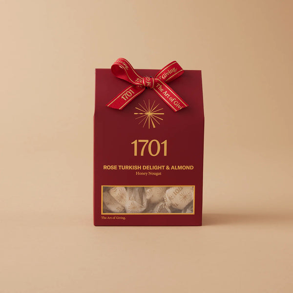 Rose Turkish Delight & Almond Honey Nougat Box (160g)