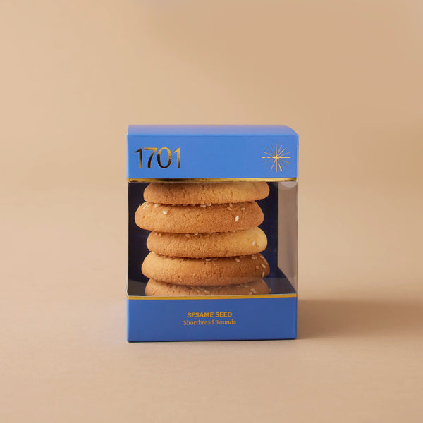 Sesame Seed Shortbread Rounds Biscuit Box (200g)