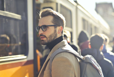 Photo d'une barbe de trois jours