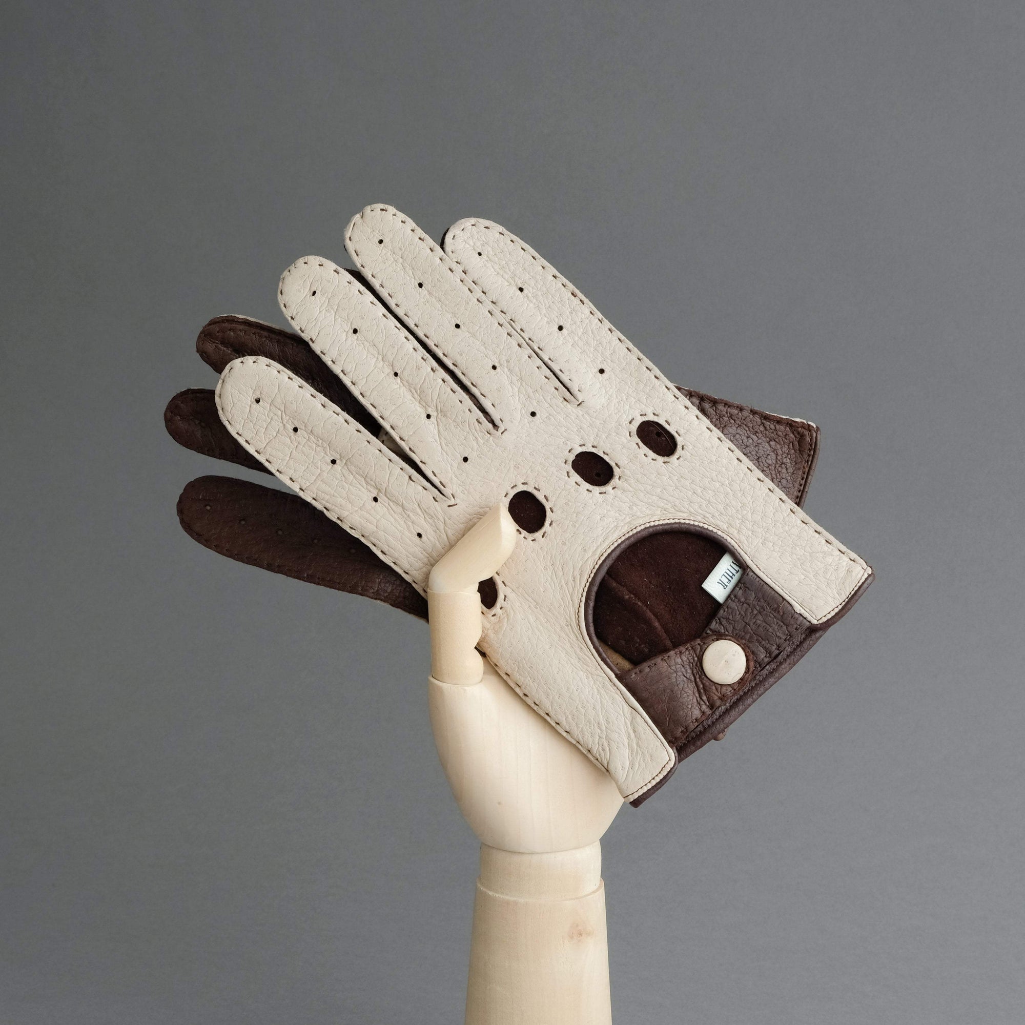 Classic Brown Driving Gloves - Handmade in Italy – Leather Gloves