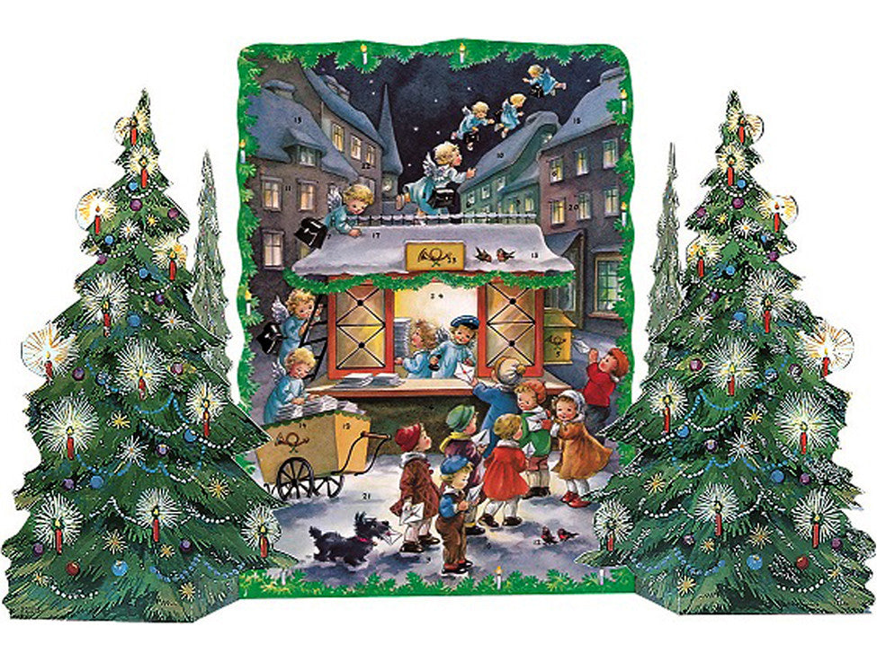 Christmas Mail Advent Calendar / 3 Dimensional My Growing Traditions