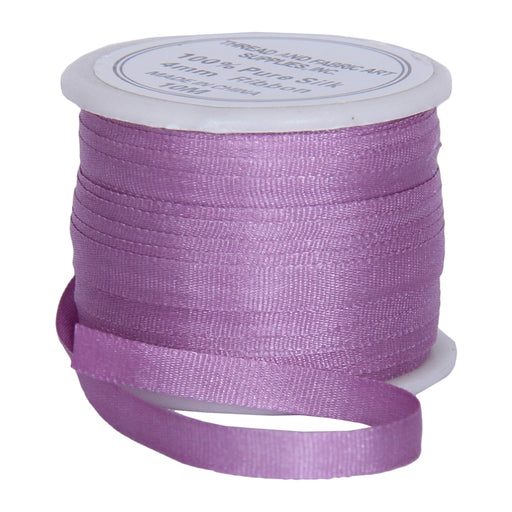 purple silk ribbon