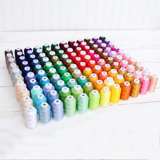 20 Colors of Polyester Embroidery Thread Set - Nature Colors