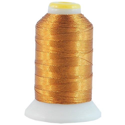 Metallic Embroidery Thread | No. L66 - Blue Ice | 500 Meter Cones (550  Yards) | 25 Brilliant Shiny Colors | For Machine Embroidery