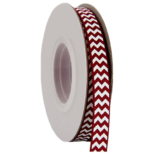 maroon chevron ribbon