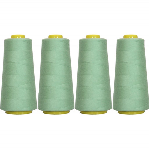 Serger Thread - 4 Cone Set - Polyester Sewing - 2750 Yards -Pine Green —