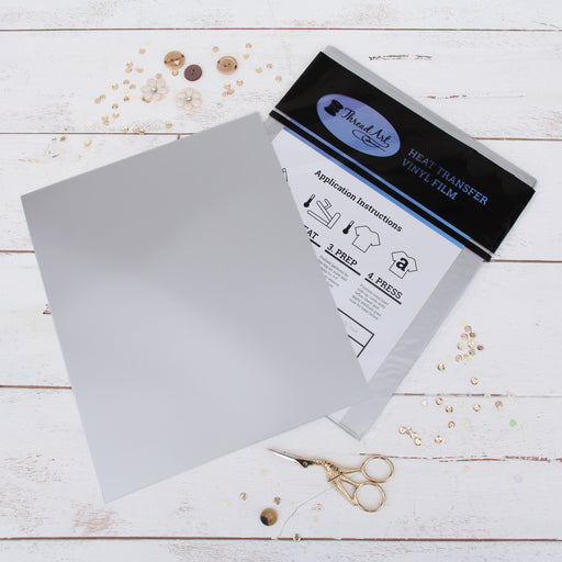 White Iron On Vinyl - Heat Transfer Pack of Sheets —