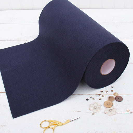 Felt Fabric Roll Black Craft Felt Fabric Sheets Nonwoven - Temu