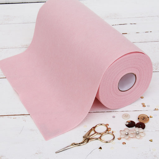 Pink Felt 12 x 10 Yard Roll - Soft Premium Felt Fabric —