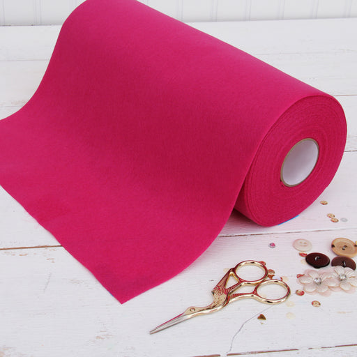 Pink Felt 12 x 10 Yard Roll - Soft Premium Felt Fabric —