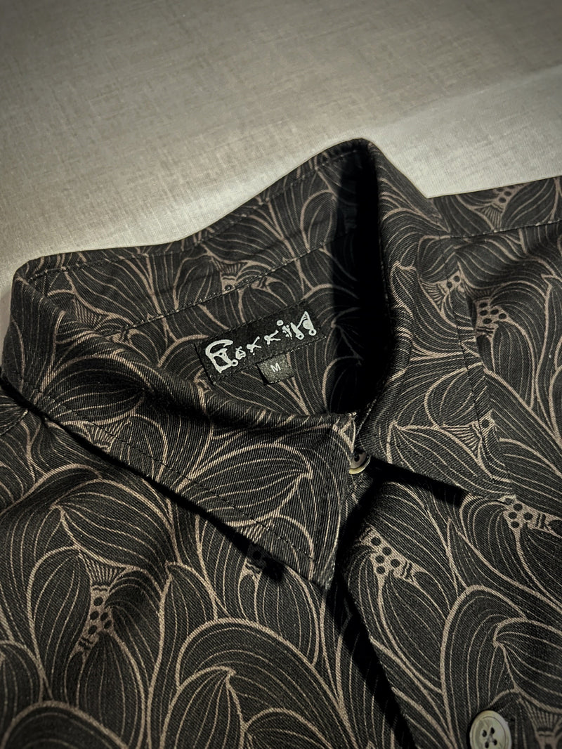 GAKKIN LOTUS BUDS PATTERN L/S SHIRT www.cadelfa.it