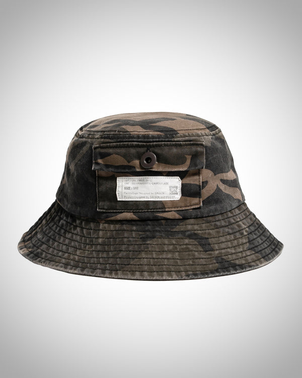 LOTUS BUDS PATTERN BUCKET HAT GAKKIN-