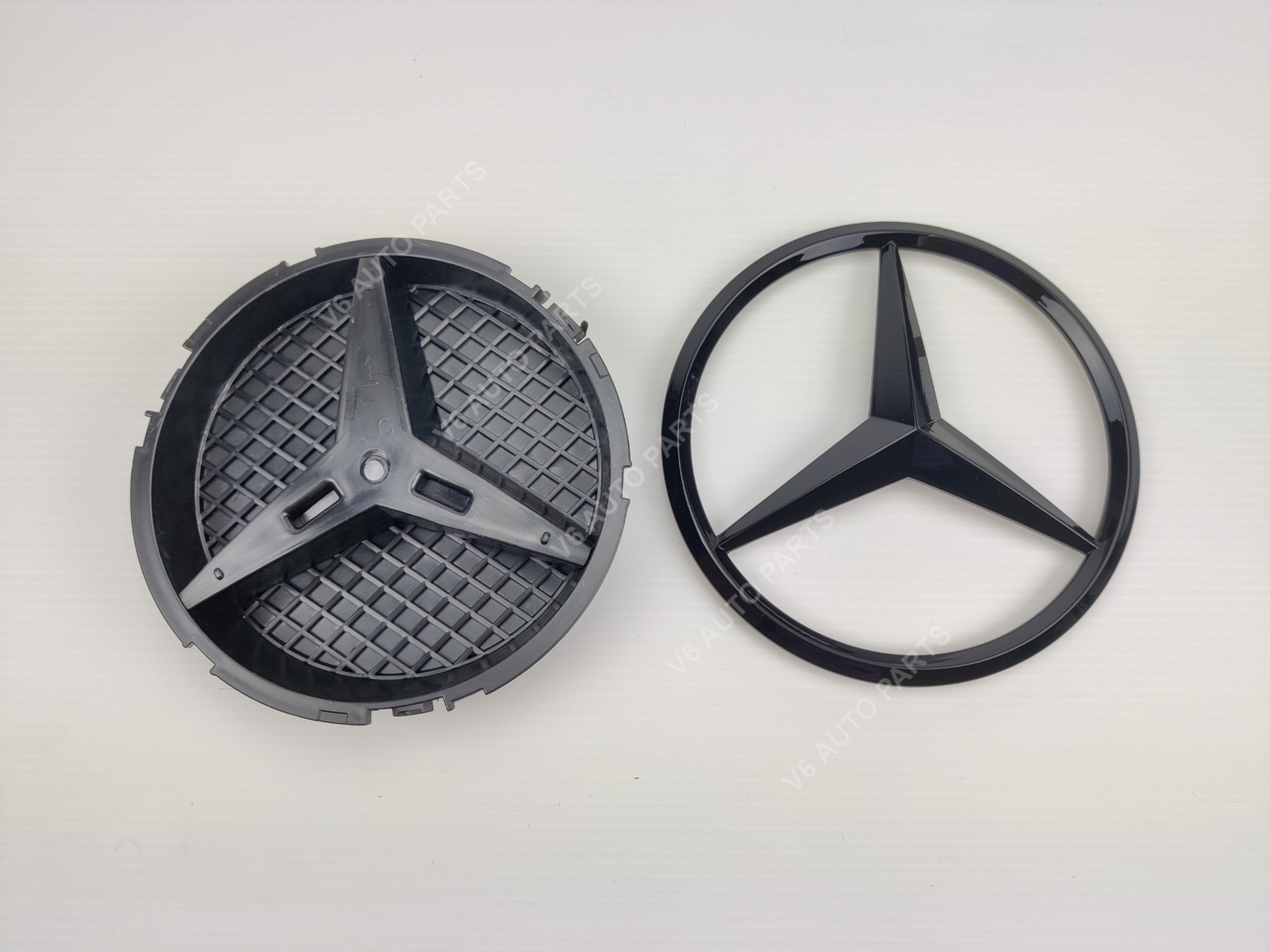 Emblème de calandre logo Mercedes-Benz Noir - Euro Racing Parts