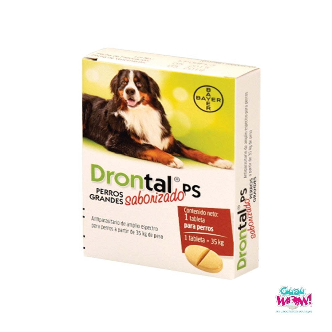 Drontal Antiparasitario Interno – 1 tabletas para perros hasta 35 kg