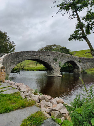 Stone bridge over a river