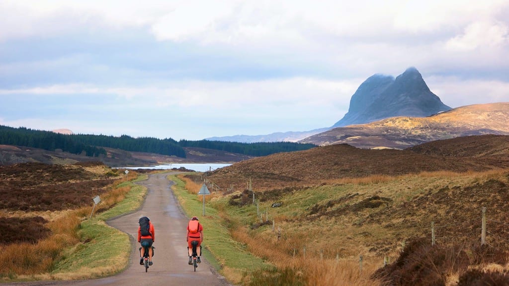 North west scotland scenic photo showing dramatic landscape