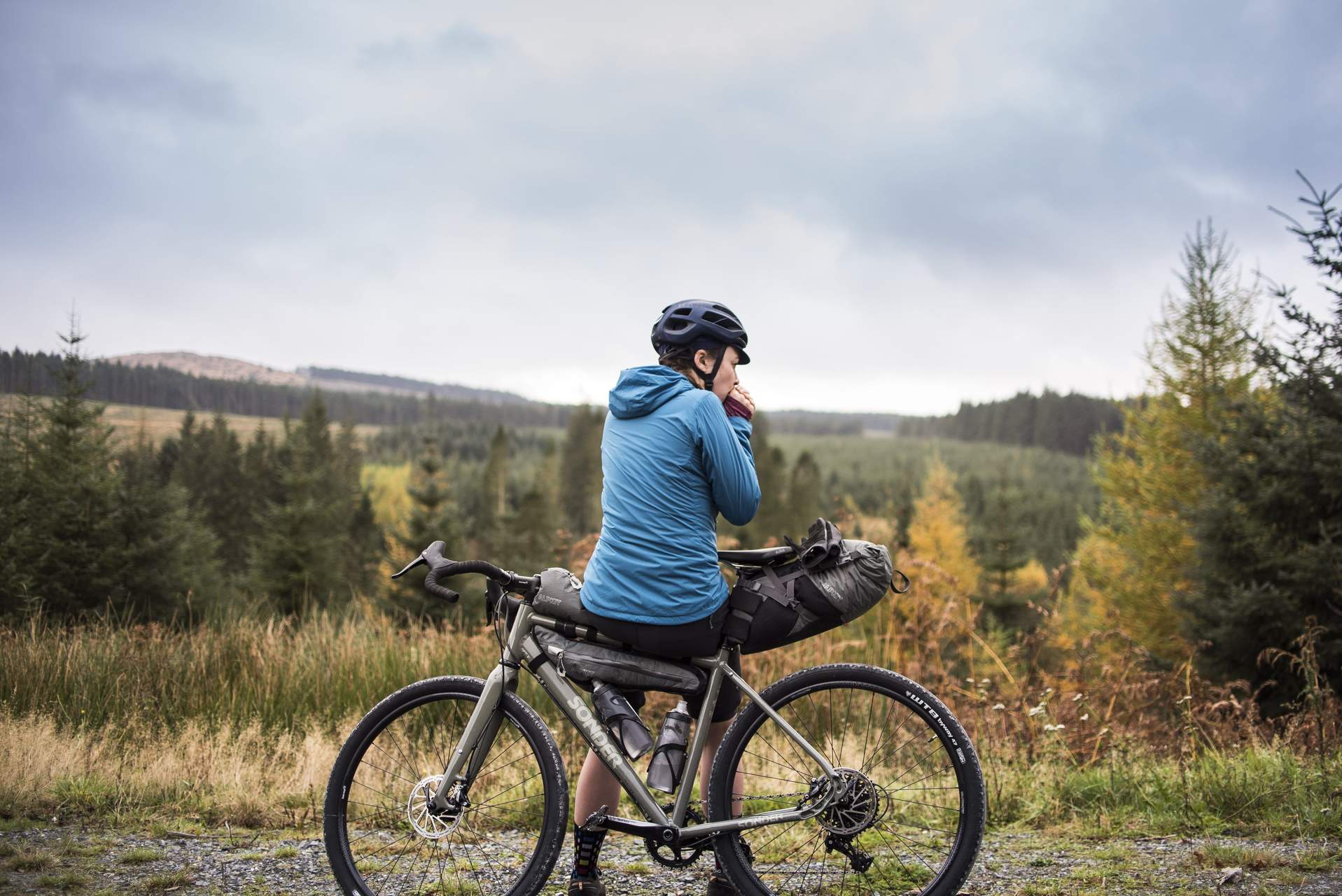 Gravel riding in Galloway Forrest - How To Layer For Cycling