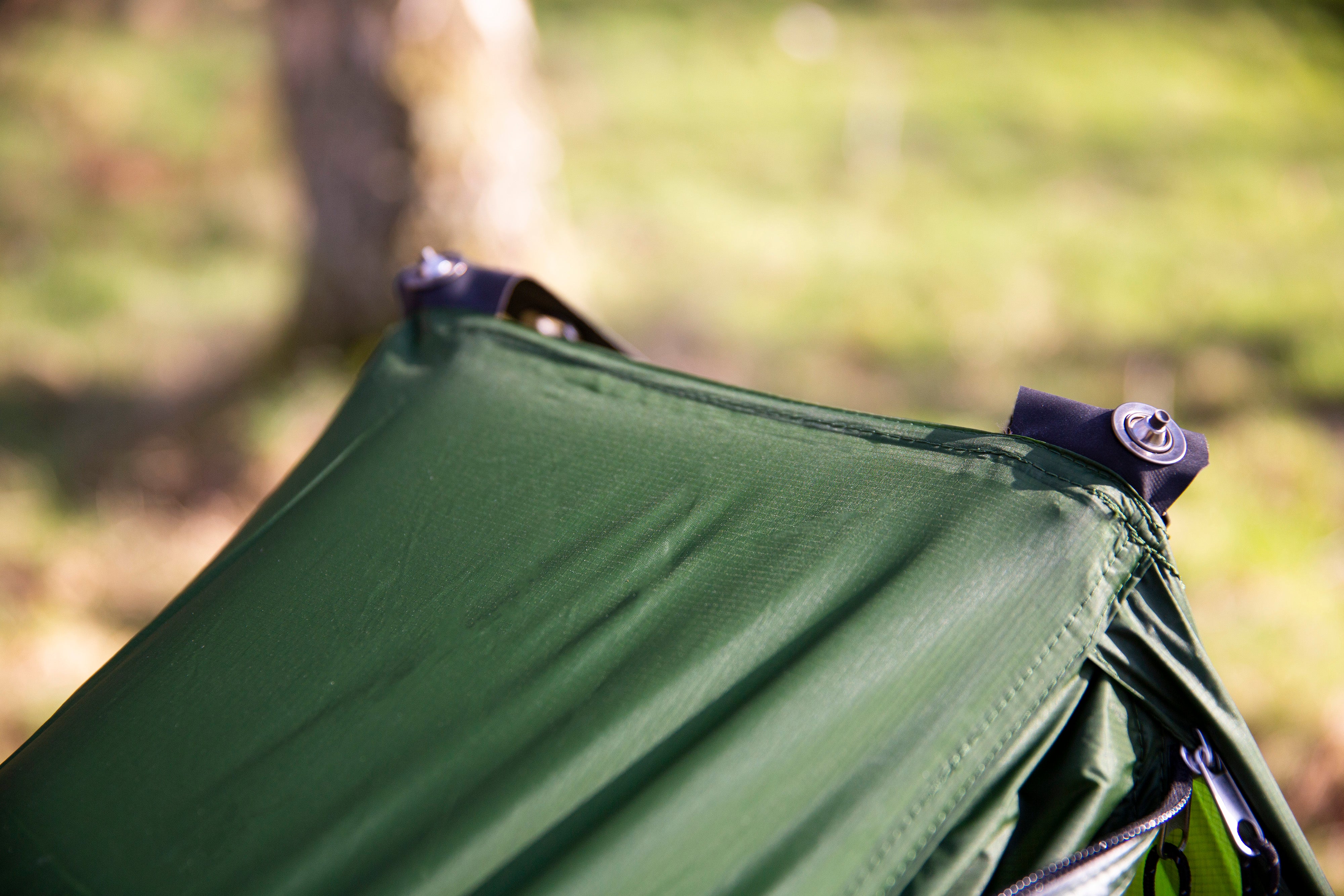 Bivvy tent with high peak height for liveable space