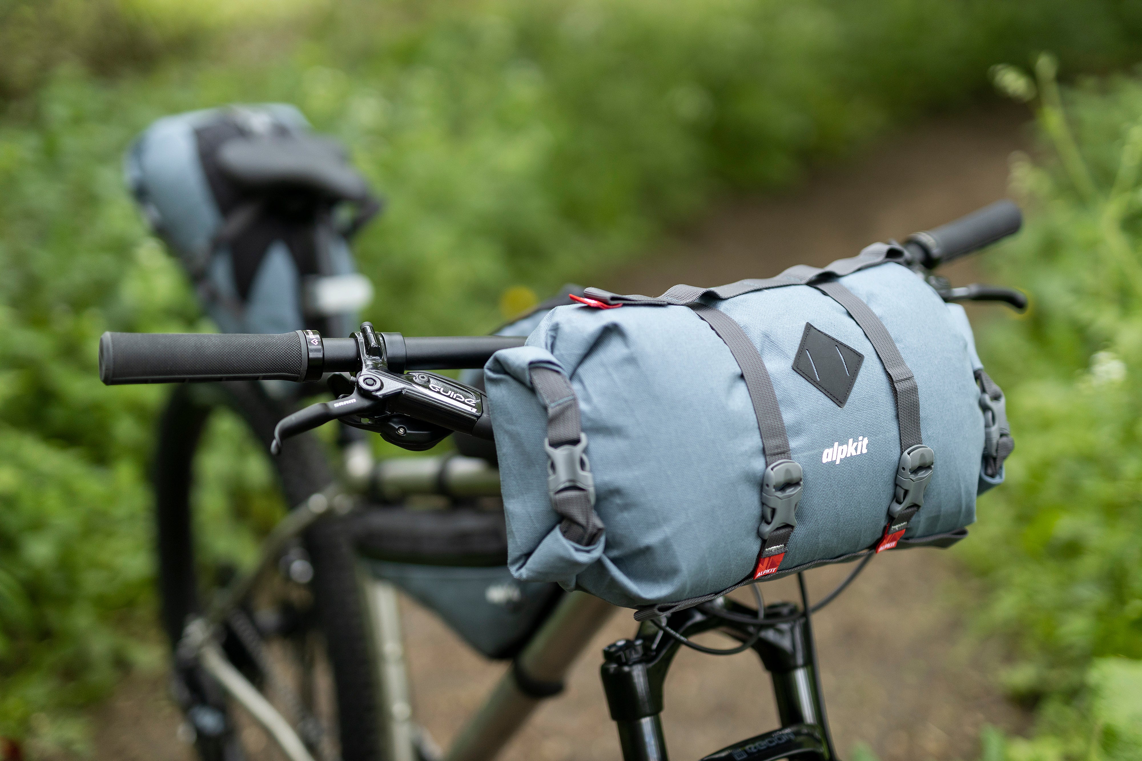 Bikepacking bar bag made in Britain