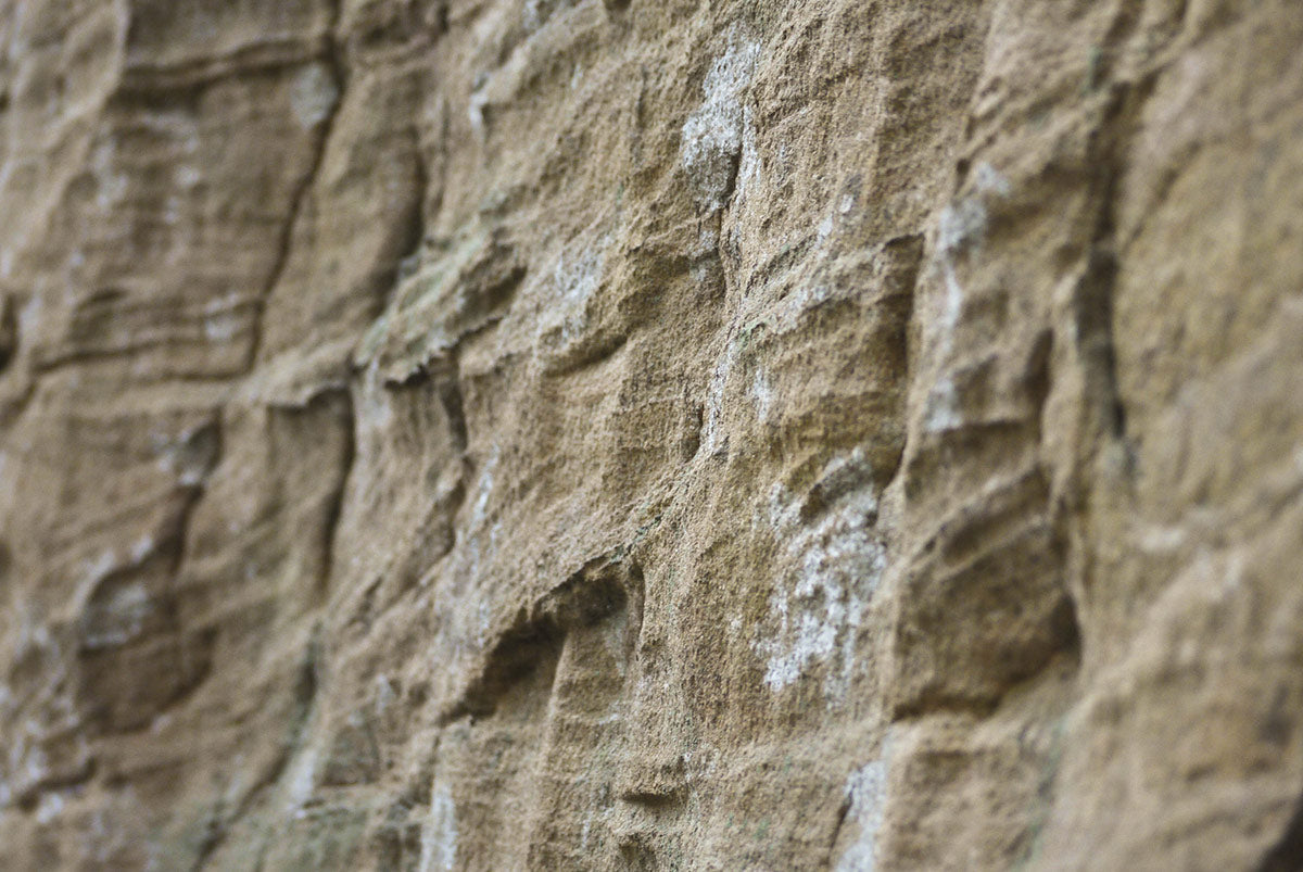 Sport climbing rock