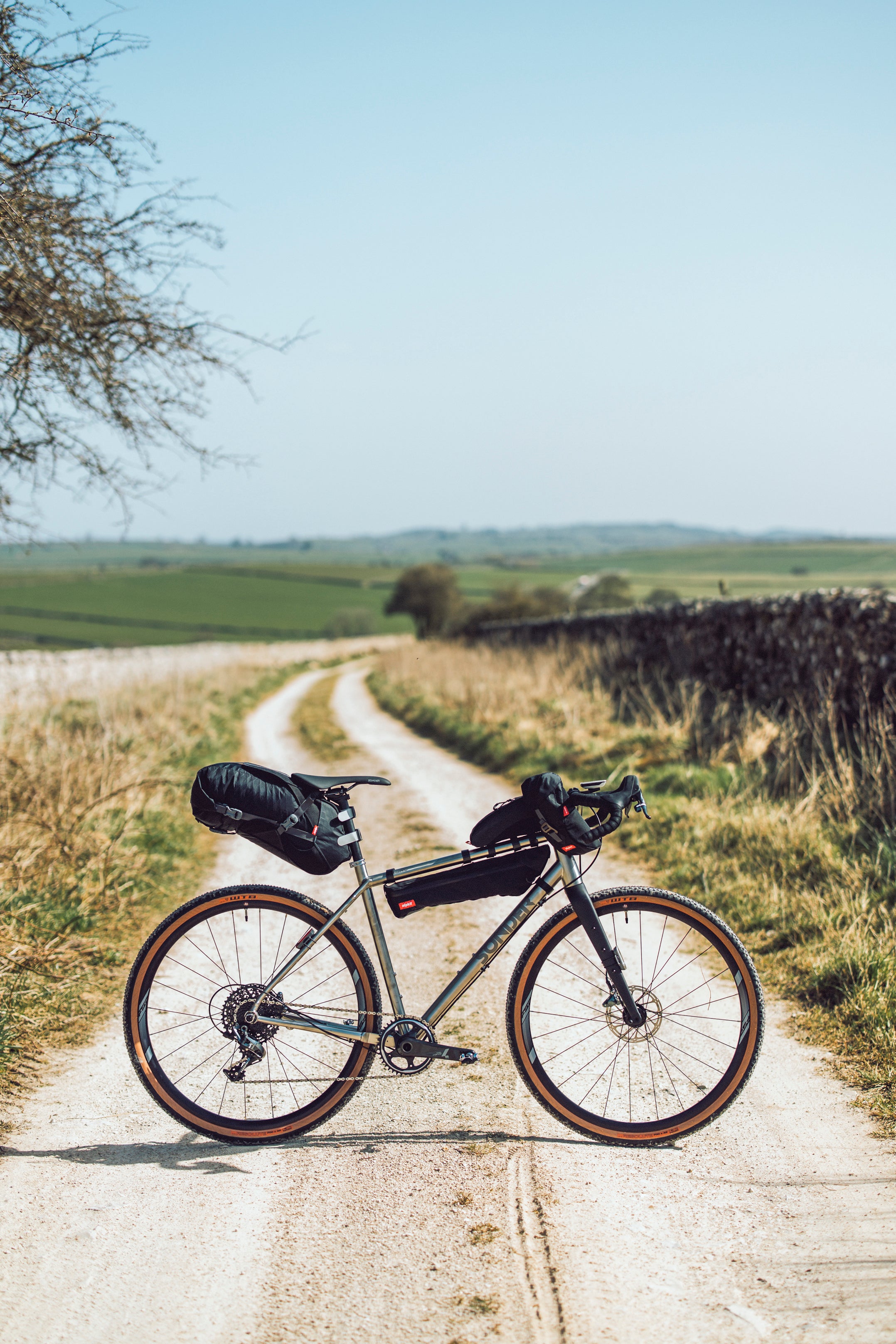 Gravel bike bikepacking rig