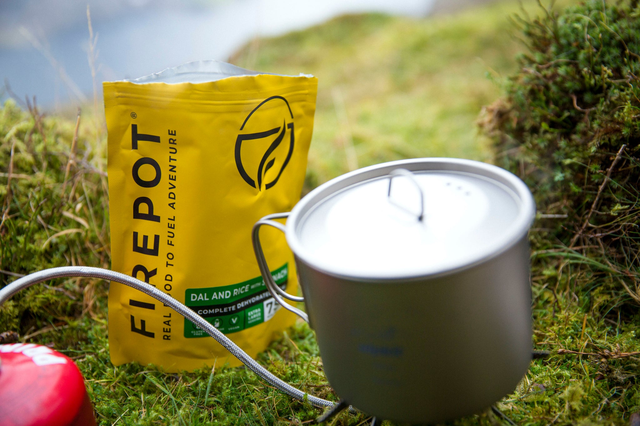 Firepot dehydrated backpacking meal