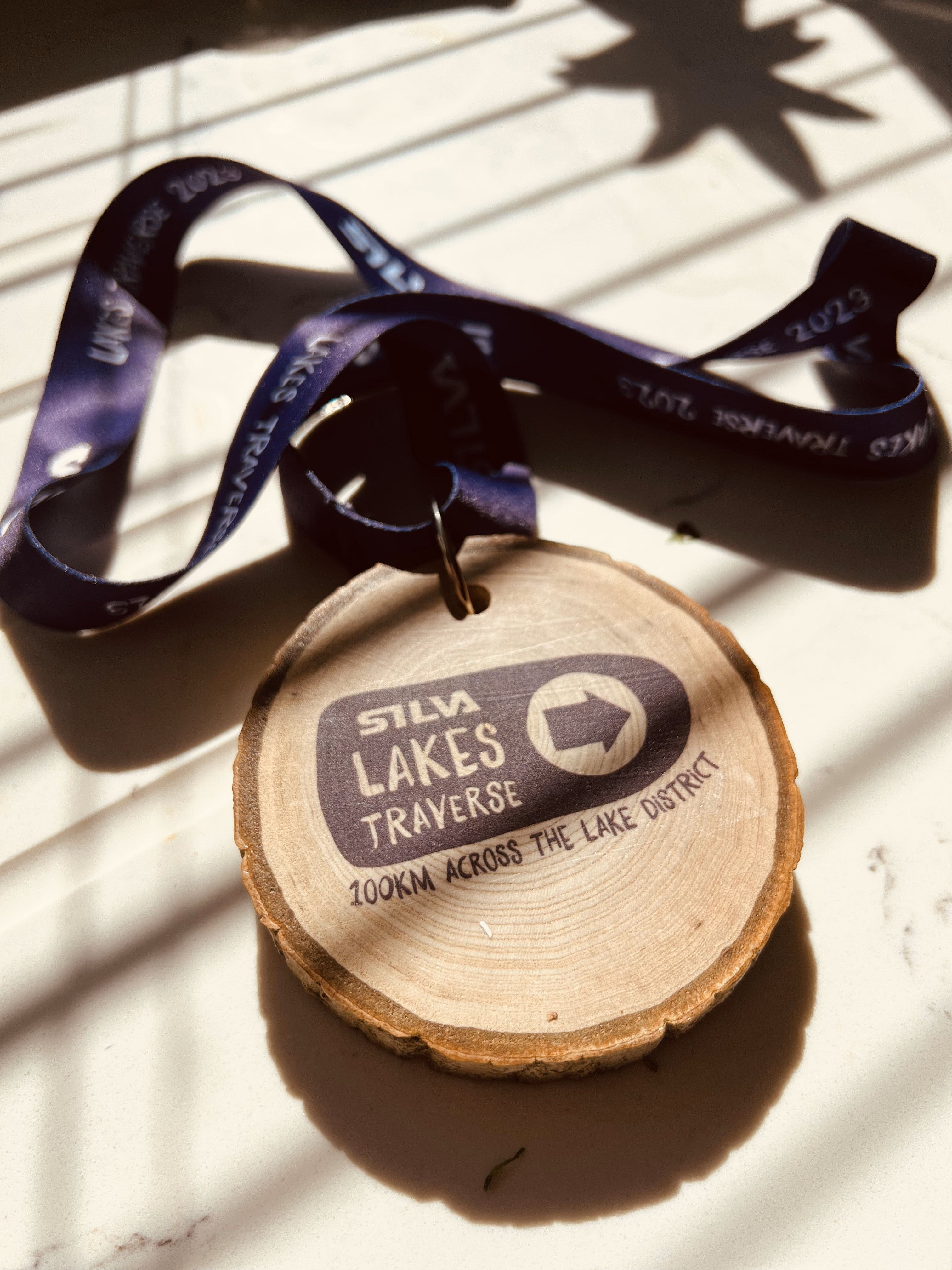 lakes traverse wooden medal