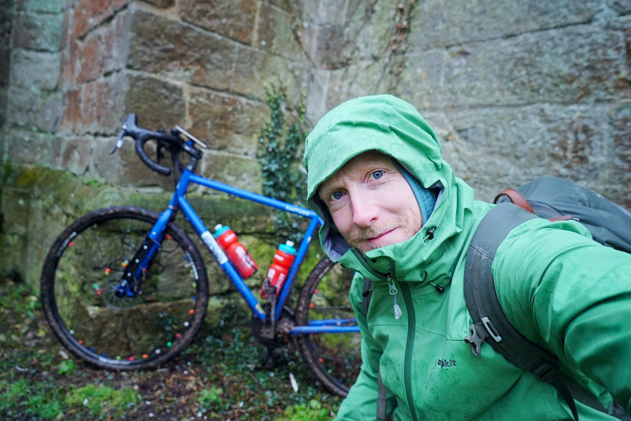 Al Humphreys with his Sonder steel touring bike