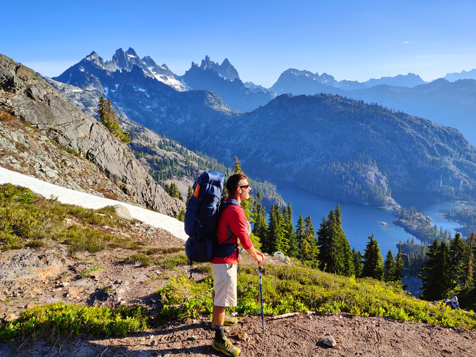 pacific crest trail views (lots of mountains)