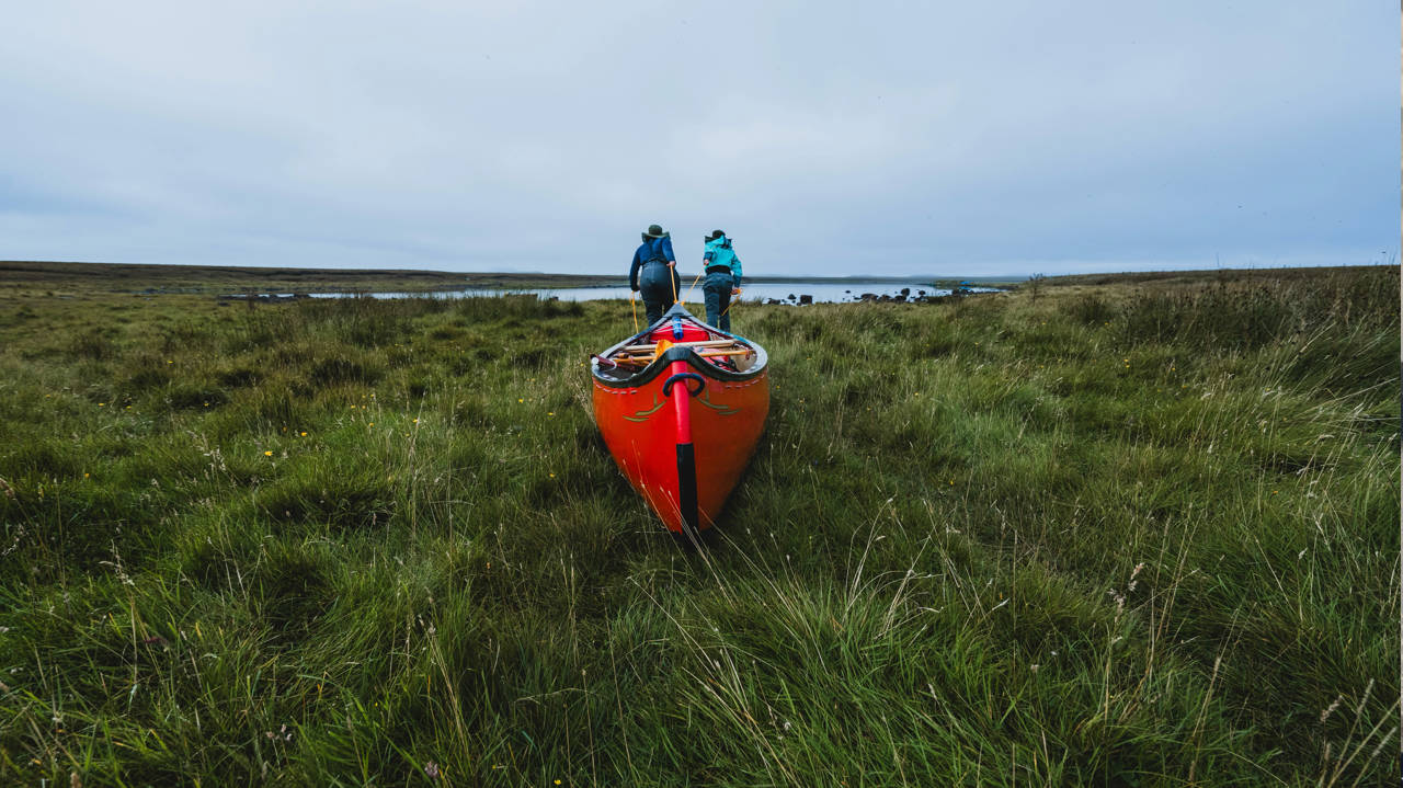 Canoe portage on Lewis Ph Roxanna Barry