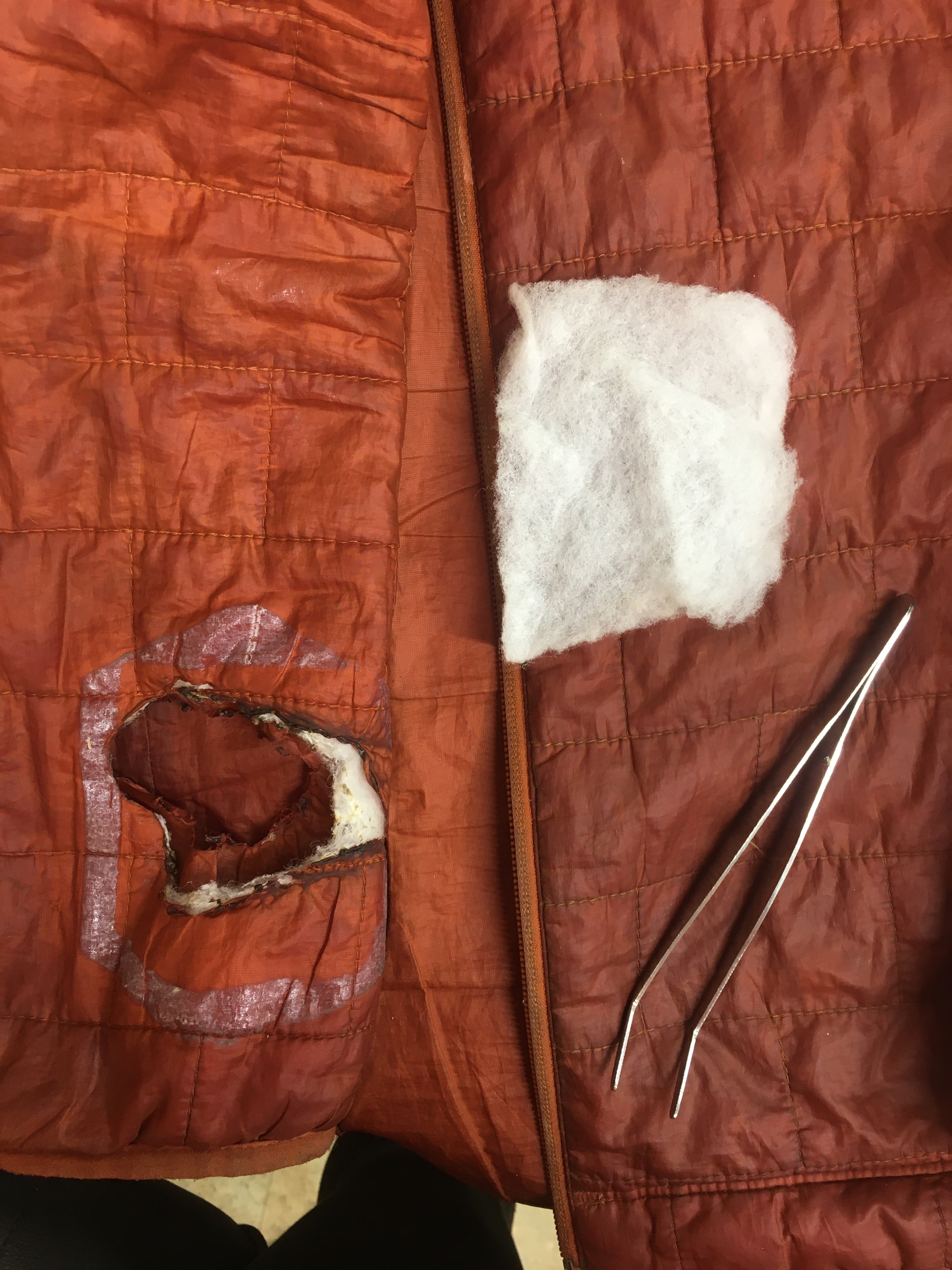 Patagonia jacket repair process