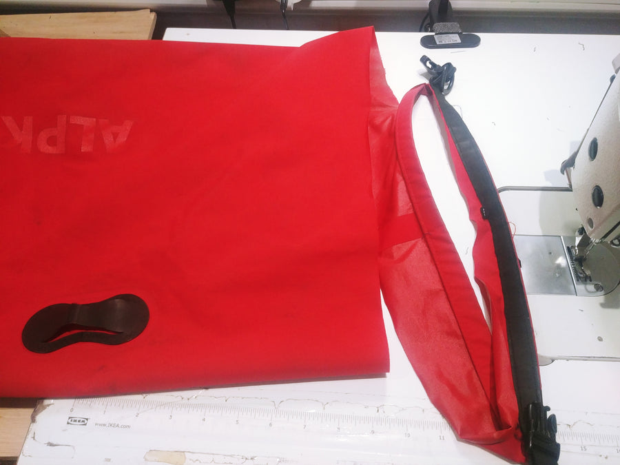 repaired dry bag